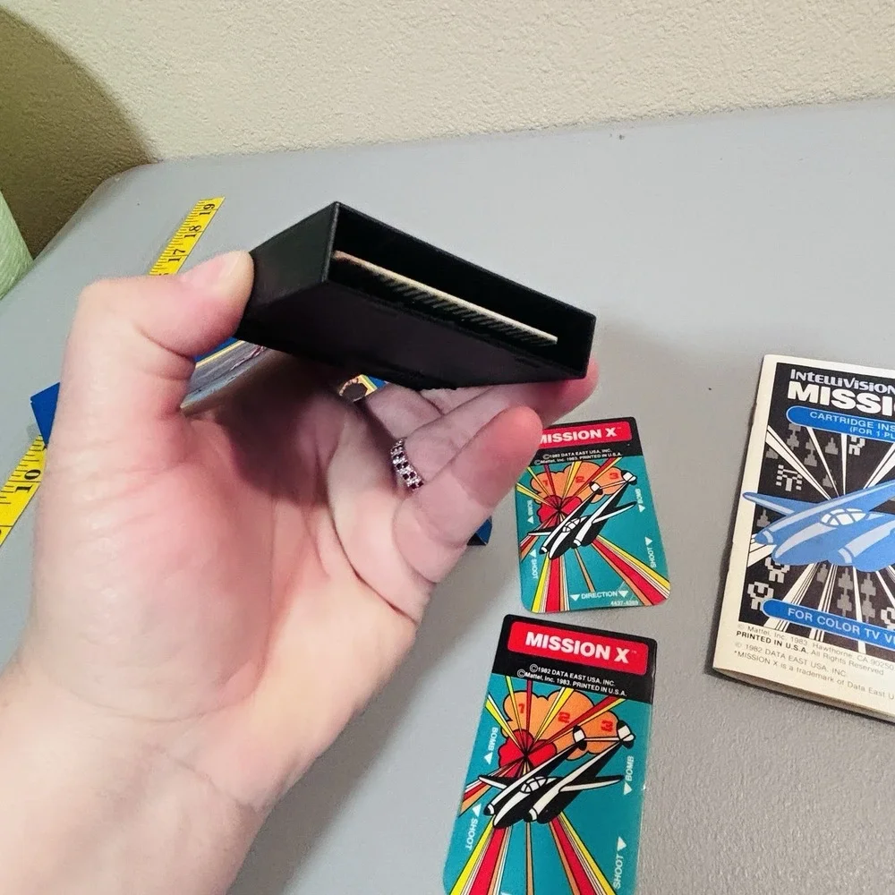 Mattel Intellivision Mission X Video Game No.4437 Complete 1983